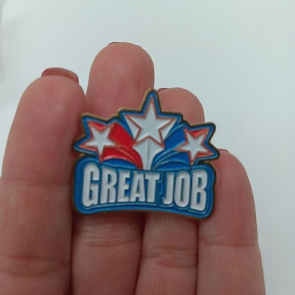 NWT CROWN AWARDS "GREAT JOB" Award Pins - Quantity: 45 - Picture 3 of 5